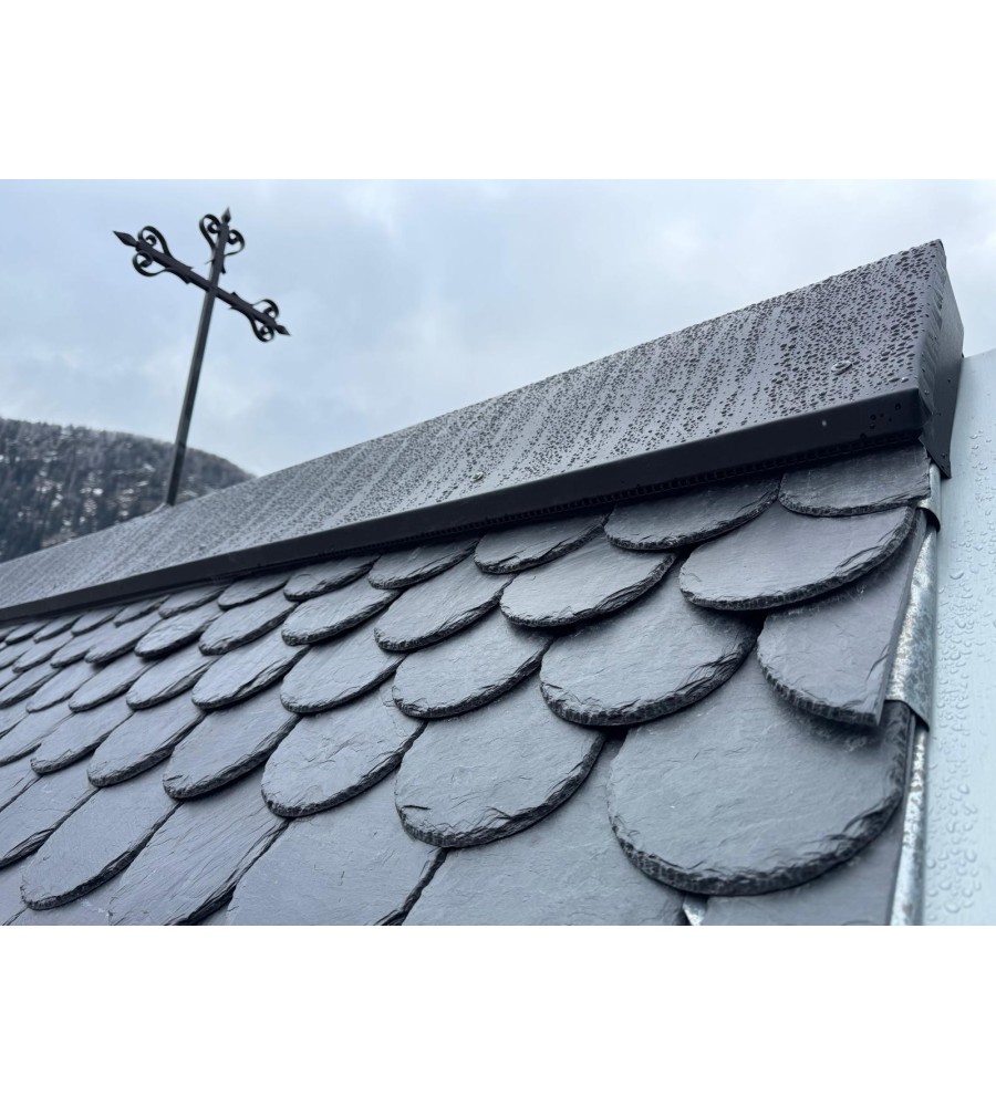 Telha de Ardósia Rundschuppen – Padrão Alpino Europeu